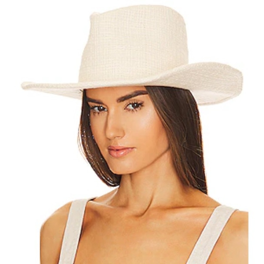 Lack Of Color Sandy Cowboy Hat in Ivory Tweed NWT